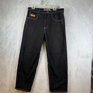 Empyre Jeans Size 32 Black Relaxed Fit Jeans Baggy Skate Outdoor